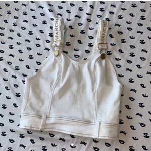 White Overall Top